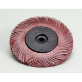 3M Scotch-Brite Radial Bristle Brush Replacement Disc, 220 Grit, Type C, Red, 6 in x 1 in, Refill, without Adaptor (7100138302) (80 Pack)