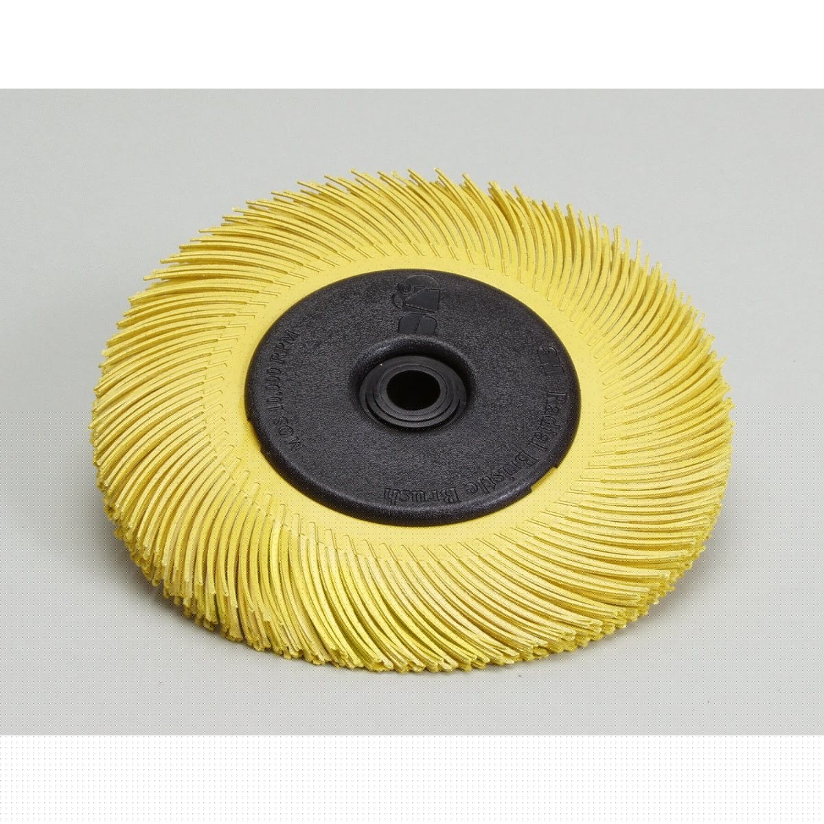 3M 476Y98 Scotch-Brite Radial Bristle Brush Replacement Disc BB-ZB Type C Refill 80 Grit Yellow 7-5/8 in x 1 in 6000 RPM (7100138303) (70 Pack)