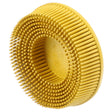 3M RD-ZB Scotch-Brite Roloc Bristle Disc, 3 in x 5/8 in, Tapered, P80, Yellow, TR (7100138320) (40 Pack)