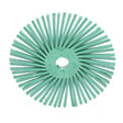 3M RB-ZB Scotch-Brite Radial Bristle Disc, Center Hole, Ceramic, Grit 50, Green, 3 in x 3/8 in (7100138323) (40 Pack)
