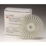 3M RB-ZB Scotch-Brite Radial Bristle Disc, Center Hole, Ceramic, Grit 50, Green, 3 in x 3/8 in (7100138323) (40 Pack) - 4