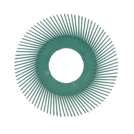 3M Scotch-Brite Radial Bristle Brush Replacement Disc, T-A 50 Refill, Ceramic 50 Grit, Green, 6 in, Center Hole (7100138327) (80 Pack)