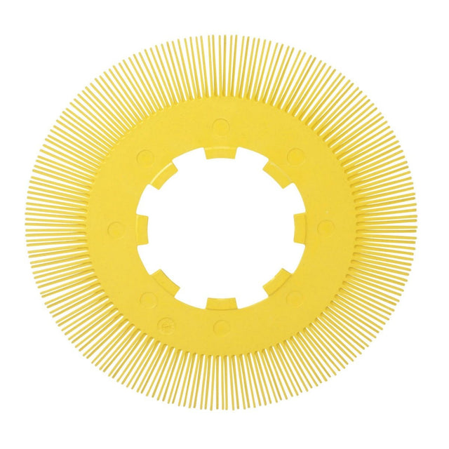 3M Scotch-Brite Radial Bristle Brush Replacement Disc, T-S 80 Refill, Ceramic, 80 Grit, Yellow, 8 in (7100138340)