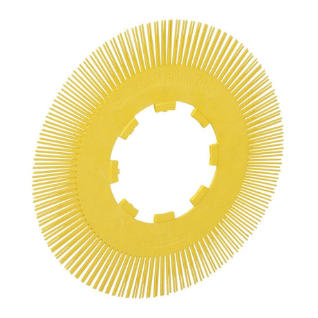 3M Scotch-Brite Radial Bristle Brush Replacement Disc, T-S 80 Refill, Ceramic, 80 Grit, Yellow, 8 in (7100138340) - 3
