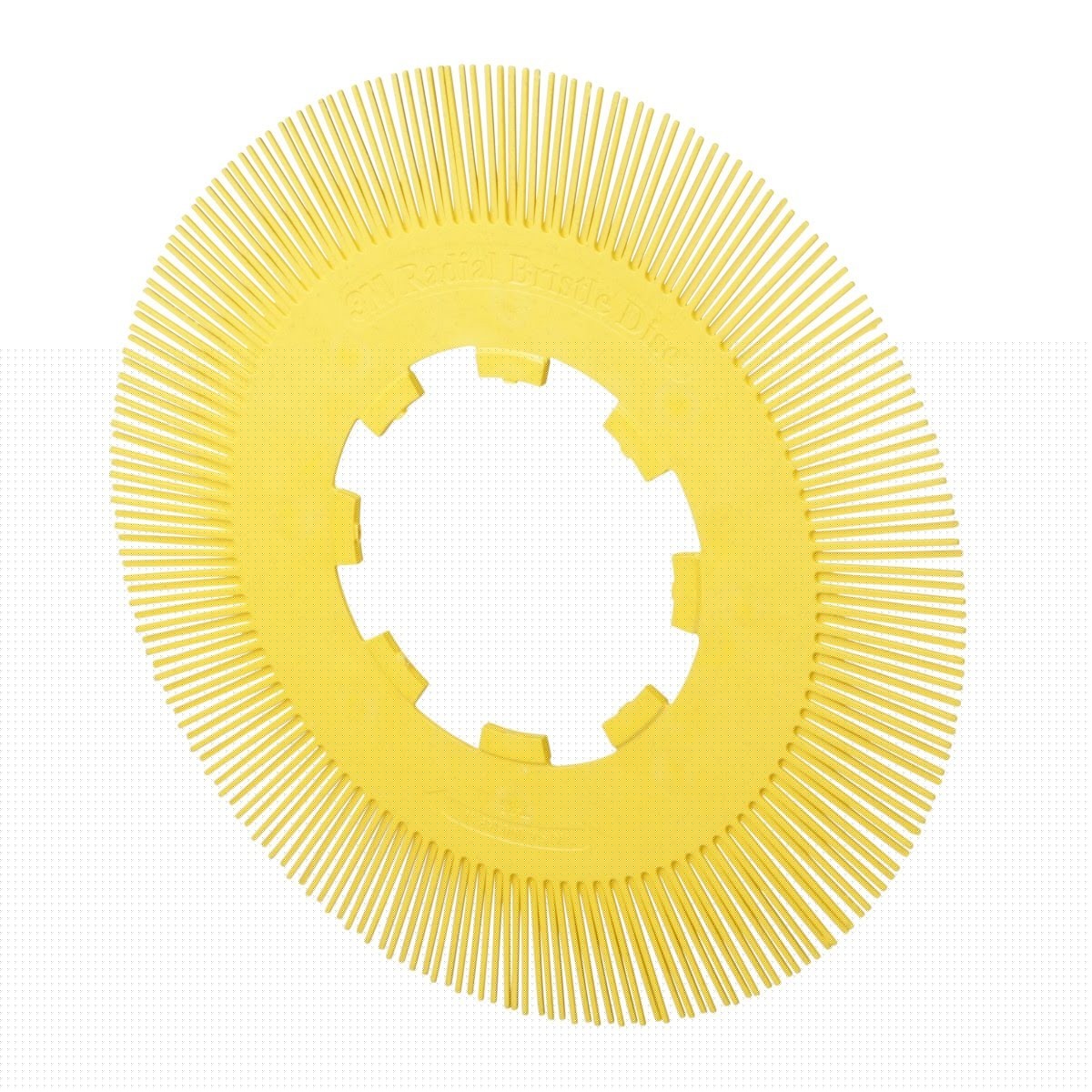3M Scotch-Brite Radial Bristle Brush Replacement Disc, T-S 80 Refill, Ceramic, 80 Grit, Yellow, 8 in (7100138340) - 4