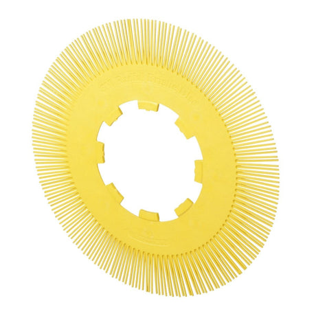 3M Scotch-Brite Radial Bristle Brush Replacement Disc, T-S 80 Refill, Ceramic, 80 Grit, Yellow, 8 in (7100138340) - 4
