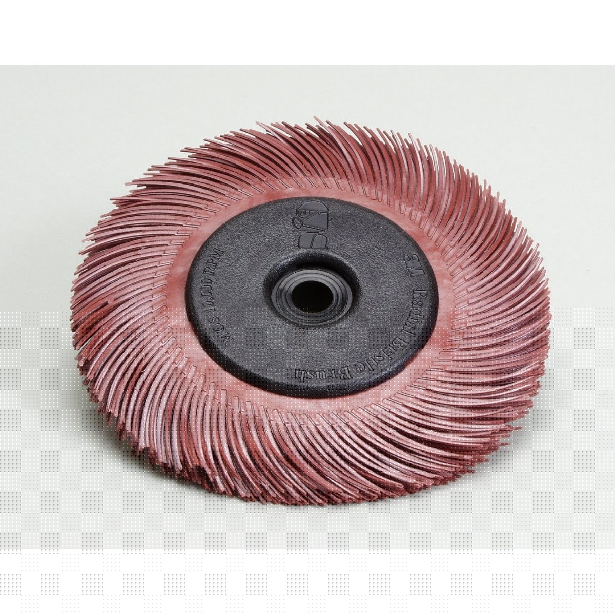 3M Scotch-Brite Radial Bristle Brush Replacement Disc, T-C 220 Refill, Grit 220, Red, 7-5/8 in x 1 in, 6000 rpm (7100138341) (70 Pack)