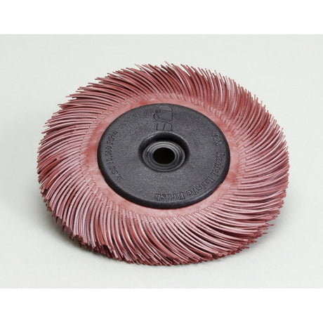 3M Scotch-Brite Radial Bristle Brush Replacement Disc, T-C 220 Refill, Grit 220, Red, 7-5/8 in x 1 in, 6000 rpm (7100138341) (70 Pack)