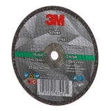 3M 87457 Silver Cut-Off Wheel 60+ T1 3 in x 0.035 in x 1/4 in (7100138406) (50 Pack)