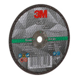 3M 87457 Silver Cut-Off Wheel 60+ T1 3 in x 0.035 in x 1/4 in (7100138406) (50 Pack) - 2