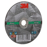 3M 87459 Silver Cut-Off Wheel 3 in x 0.060 in x 3/8 in for Stainless and Mild Steel Pipe Cutting (7100139210) (50 Pack) - 4