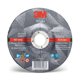 3M 87468 Silver Cut-Off Wheel 36+ T27 5 in x 0.045 in x 7/8 in (7100139237) (50 Pack)