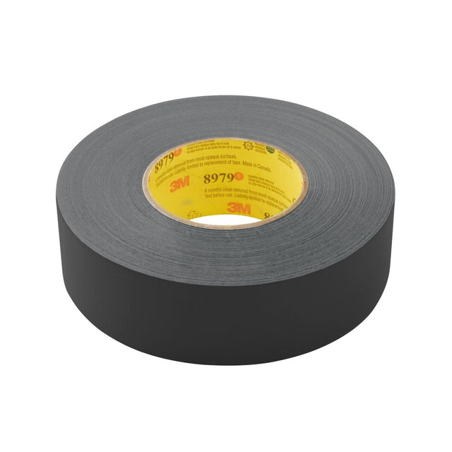 3M 8979 Performance Plus Duct Tape Heavy Duty, Black, 72 mm x 54.8 m, 11.5 mil, 6 Month Clean Removal, UV and Weather Resistant (7100139310) (12 Pack)