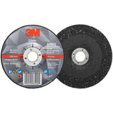 3M 87456 Silver Depressed Center Grinding Wheel, 36+, T27, 4 in x 1/4 in x 5/8 in (7100141076) (20 Pack) - 2