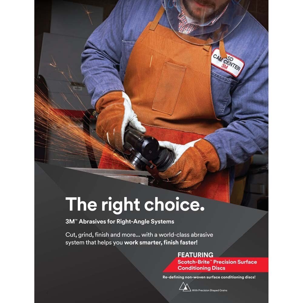 3M 87456 Silver Depressed Center Grinding Wheel, 36+, T27, 4 in x 1/4 in x 5/8 in (7100141076) (10 Pack) - 7