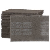 3M HP-HP 7448 Scotch-Brite Ultra Fine Hand Pad, SiC, Gray, 6 in x 9 in (7100141899) (60 Pack)