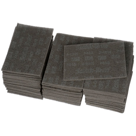 3M HP-HP 7448 Scotch-Brite Ultra Fine Hand Pad, SiC, Gray, 6 in x 9 in (7100141899) (60 Pack) - 2