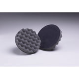 3M 05707 Foam Polishing Pad, Waffle Face, Double Sided, Quick Connect, Black, 8 in (7100145283)  - (6 Pack) - 2