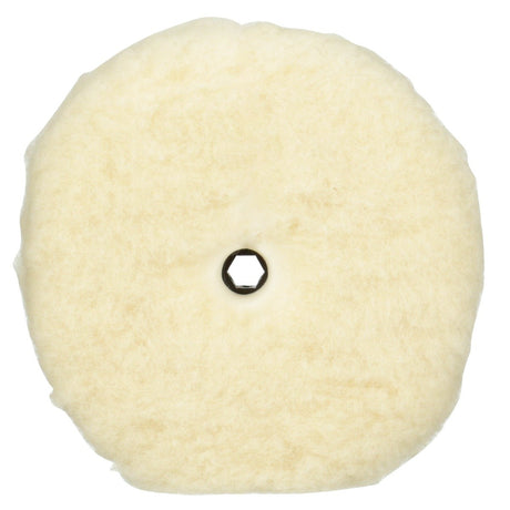 3M Perfect-It Low Linting Wool Compounding Pad, 100 Wool, White, 9 in (33279) (7100145353)  - (6Pack)