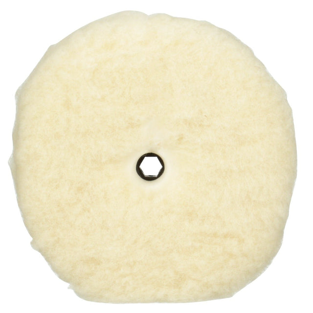 3M Perfect-It Low Linting Wool Compounding Pad, 100 Wool, White, 9 in (33279) (7100145353)  - (6Pack)
