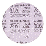 3M 775L Cubitron II Hookit Film Disc, 400 Plus, Purple, 6 in, Die 600LG (7100145455) (250 Pack)