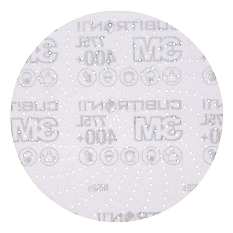 3M 775L Cubitron II Hookit Film Disc, 400 Plus, Purple, 6 in, Die 600LG (7100145455) (250 Pack) - 2