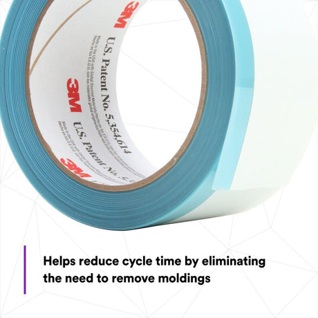 3M Perforated Trim Masking Tape, 10 mm Hard Band, Blue, 50.8 mm x 10 m (06349) (7100145501)  - (6Pack) - 5