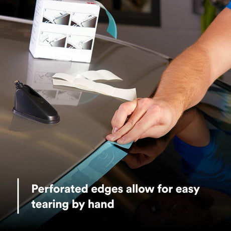 3M Perforated Trim Masking Tape, 10 mm Hard Band, Blue, 50.8 mm x 10 m (06349) (7100145501)  - (6Pack) - 8