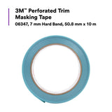 3M Perforated Trim Masking Tape, 7 mm Hard Band, Blue, 50.8 mm x 10 m (06347) (7100145503)  - (6Pack) - 3