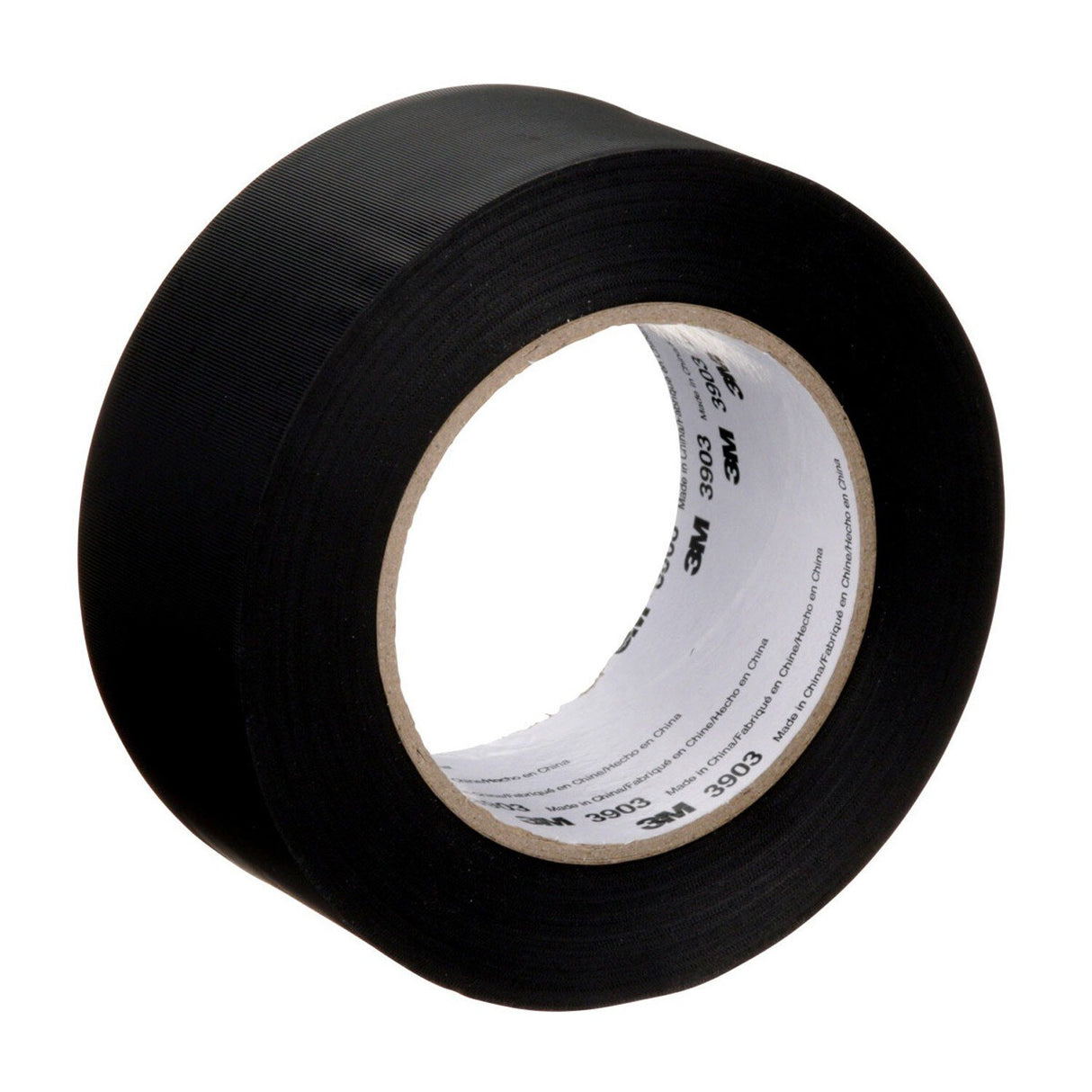 3M 3903 Vinyl Duct Tape, Black, 2 in x 50 yd, 6.5 mil, Individually Wrapped (7100145924)  - (24Pack)