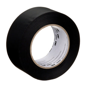 3M 3903 Vinyl Duct Tape, Black, 2 in x 50 yd, 6.5 mil, Individually Wrapped (7100145924)  - (24Pack)