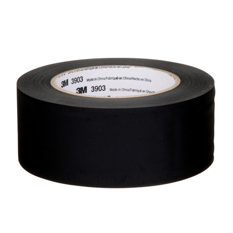 3M 3903 Vinyl Duct Tape, Black, 2 in x 50 yd, 6.5 mil, Individually Wrapped (7100145924)  - (24Pack) - 2