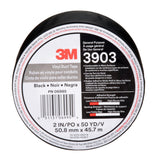 3M 3903 Vinyl Duct Tape, Black, 2 in x 50 yd, 6.5 mil, Individually Wrapped (7100145924)  - (24Pack) - 5