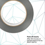 3M Vinyl Duct Tape 3903 Gray 2 in x 50 yd 7.3 mil Roll (3903) (7100145925)  - (24Pack) - 4