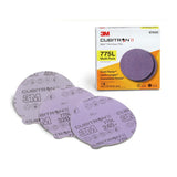 3M 775L Cubitron II Stikit Film Disc, Multi Grade 240+ 400+ 3 mil, Purple, 5 in x NH (7100146005)  - (20Pack)