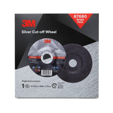 3M 87660 Silver Cut-Off Wheel, 36+, T27, 4.5 in x 0.045 in x 7/8 in (7100147388)  - (10Pack)