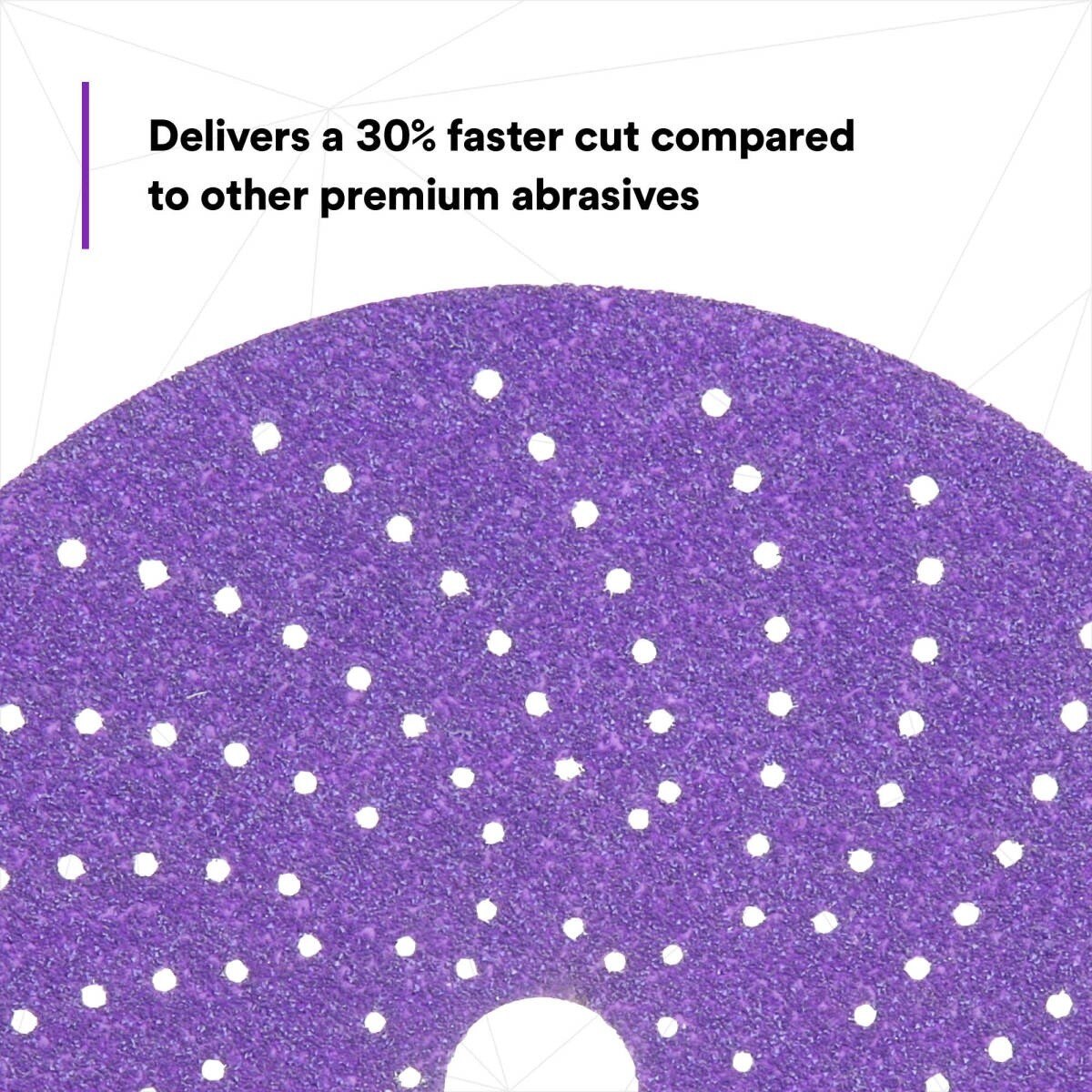 3M 737U 31371 Cubitron II Hookit Abrasive Disc, 6 in, 80+, Purple (7100147539) (200 Pack) - 5