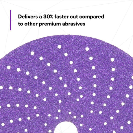 3M 737U 31371 Cubitron II Hookit Abrasive Disc, 6 in, 80+, Purple (7100147539) (200 Pack) - 5