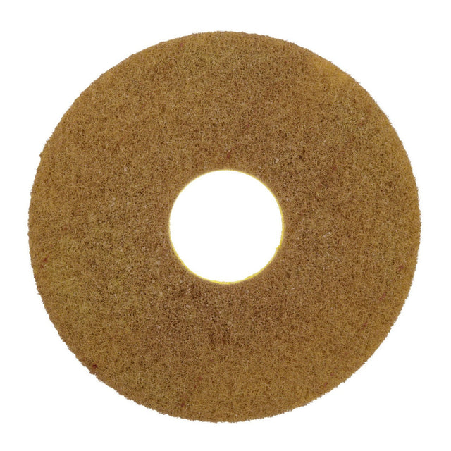 3M Scotch-Brite Clean and Shine Pad, Brown, Super Fine, 11 in (7100148036) (5 Pack)