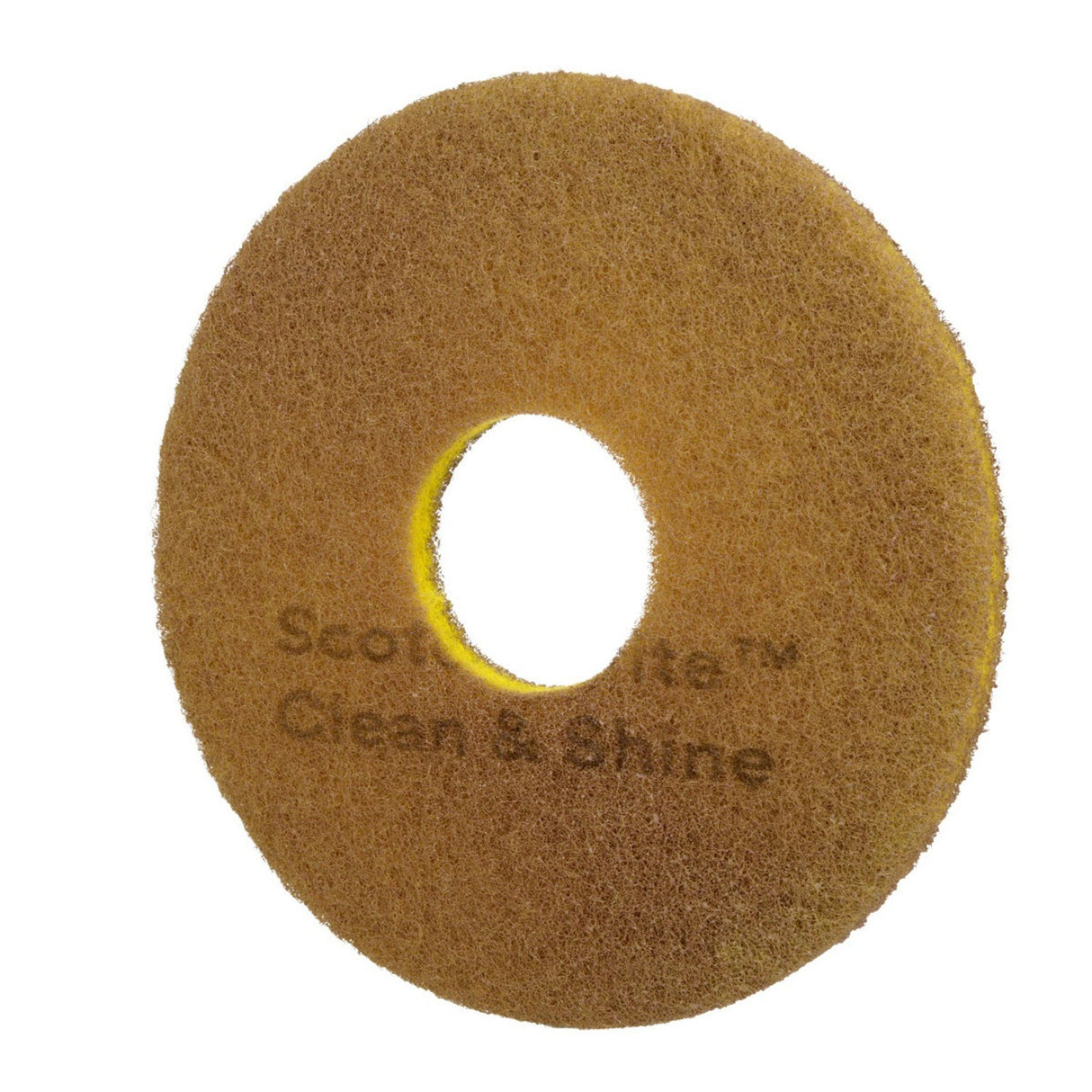 3M Scotch-Brite Clean and Shine Pad, Brown, Super Fine, 11 in (7100148036) (5 Pack) - 3