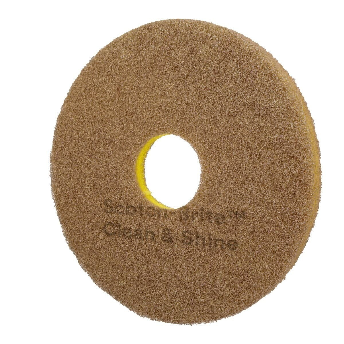 3M Scotch-Brite Clean and Shine Pad, Brown, 13 in (7100148049)  - (5Pack) - 3