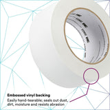 3M 3903 Vinyl Duct Tape, White, 2 in x 50 yd, 7.3 mil, Individually Wrapped (7100148262)  - (24Pack) - 6