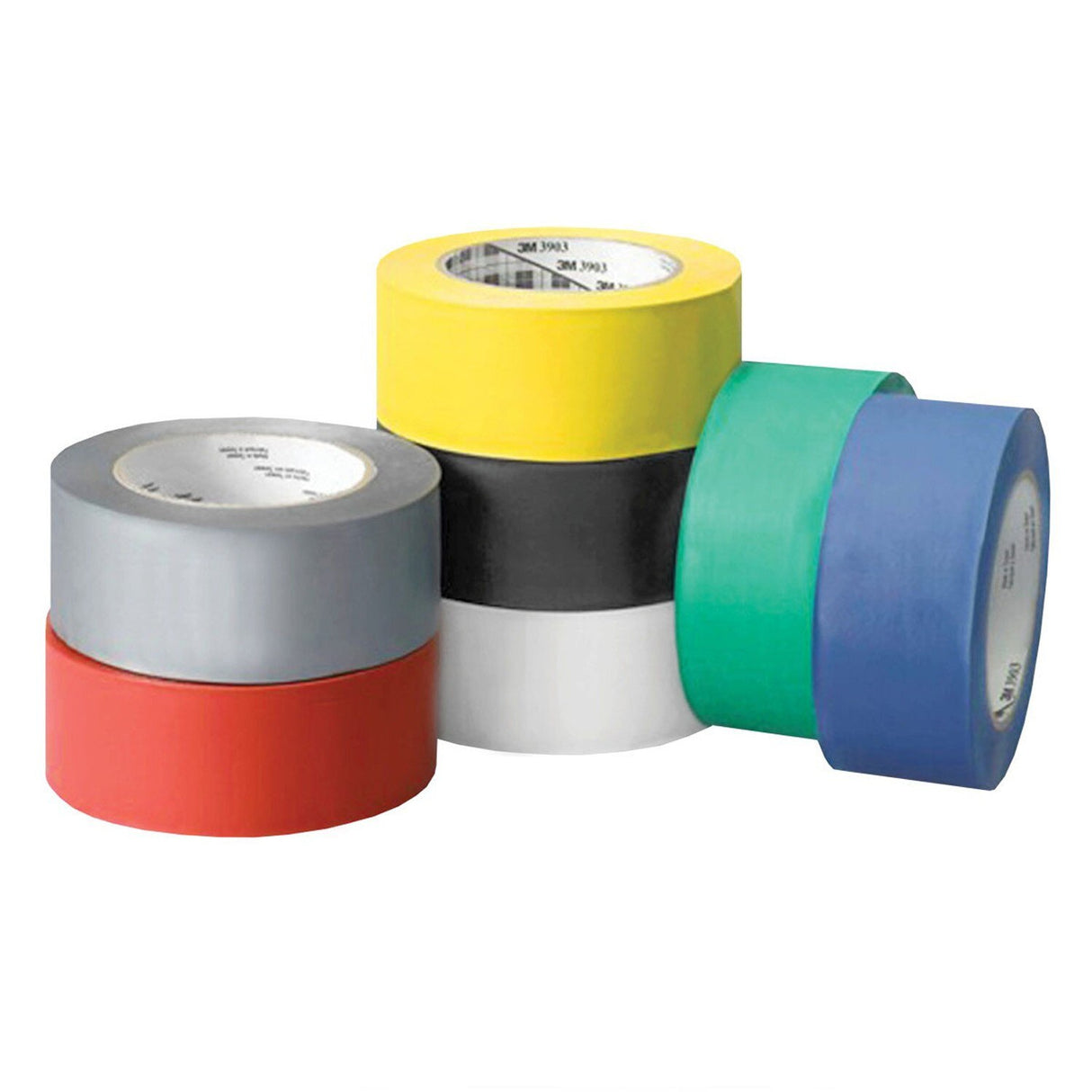 3M 3903 Vinyl Duct Tape, White, 2 in x 50 yd, 7.3 mil, Individually Wrapped (7100148262)  - (24Pack) - 9