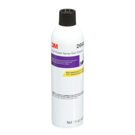 3M High Power Spray Gun Cleaner 15 oz Low VOC Aerosol for Spray Gun Equipment (26689) (7100148476)  - (6Pack)