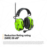 3M MT73H7A4D10NA GB PELTOR WS LiteCom PRO III Headset, Headband, (7100148701) - 8