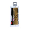 3M 420 Scotch-Weld Epoxy Adhesive DP Black Two-Part Structural Adhesive, 20-Minute Work Life, High Impact and Fatigue Resistance Duo-Pak (50 mL) (7100148731)