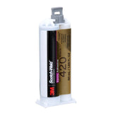 3M 420 Scotch-Weld Epoxy Adhesive DP Black Two-Part Structural Adhesive, 20-Minute Work Life, High Impact and Fatigue Resistance Duo-Pak (50 mL) (7100148731) - 2