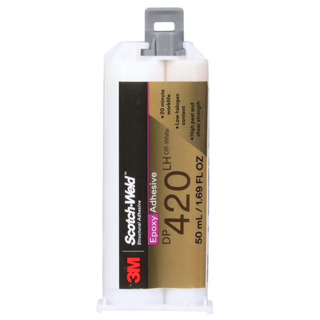 3M DP420 Epoxy Adhesive, Off-White, 50 mL Duo-Pak (7100148736)