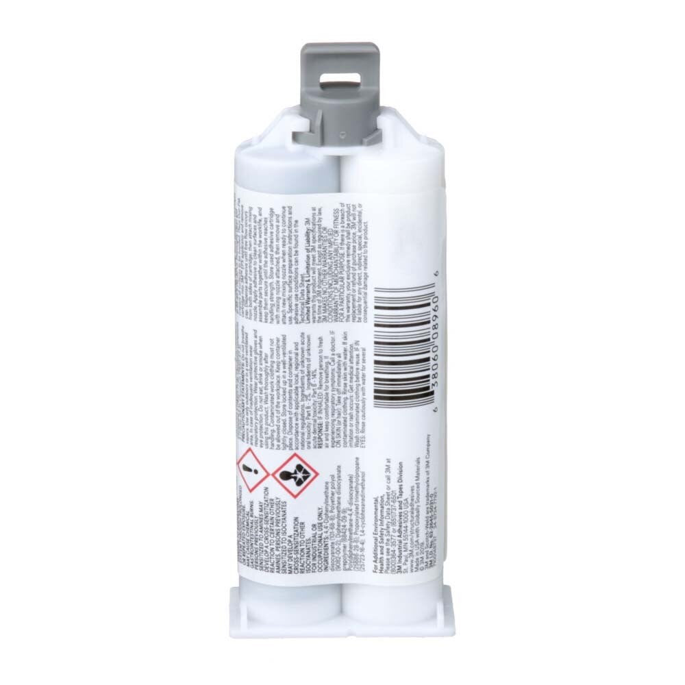 3M 620NS 620 Scotch-Weld Urethane Adhesive DP Black Duo-Pak, 48.5 mL (1.64 fl oz) (7100148737)  - (12Pack) - 6