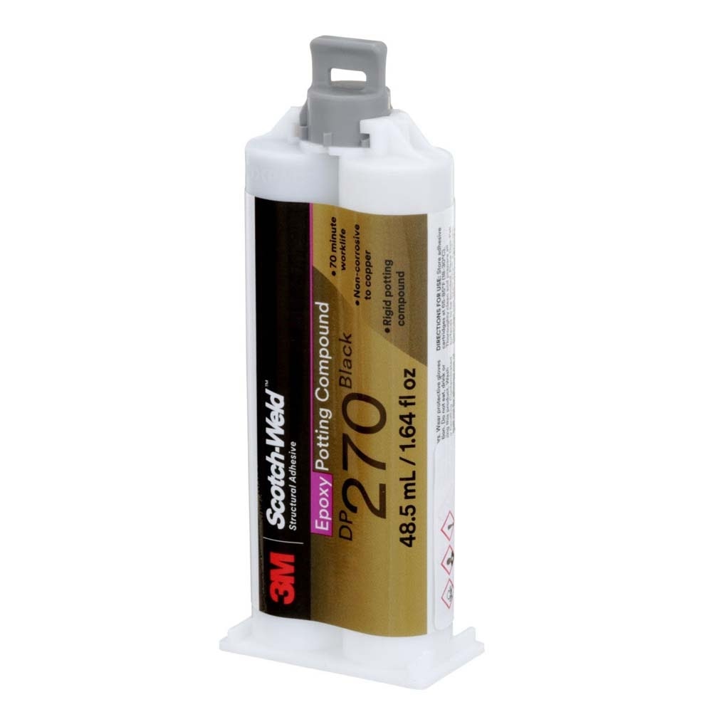 3M DP270 DP270-1.64OZ-BLK Scotch-Weld Epoxy Potting Compound Black Duo-Pak (48.5 mL) (7100148745) - 3